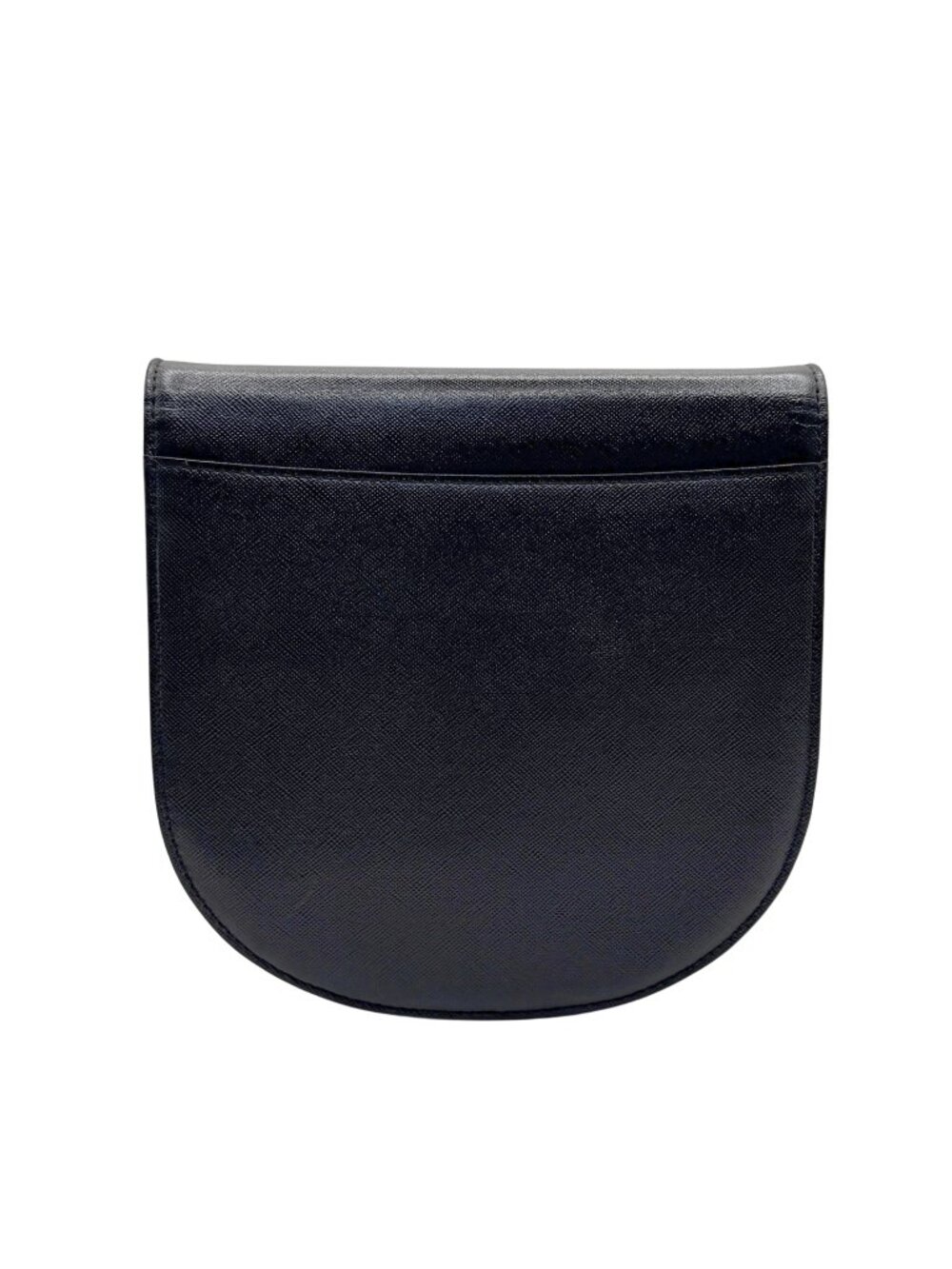 YVES SAINT LAURENT Vintage Saffiano Black Leather Crossbody & Clutch - Picture 2 of 9